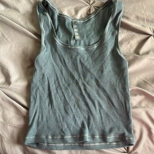 skims blue kayanite tank top